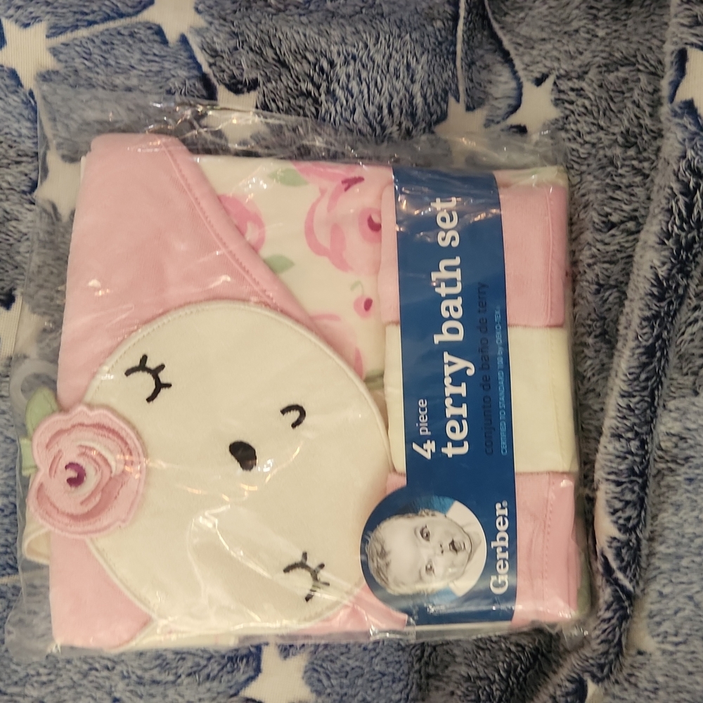 Terry bath set